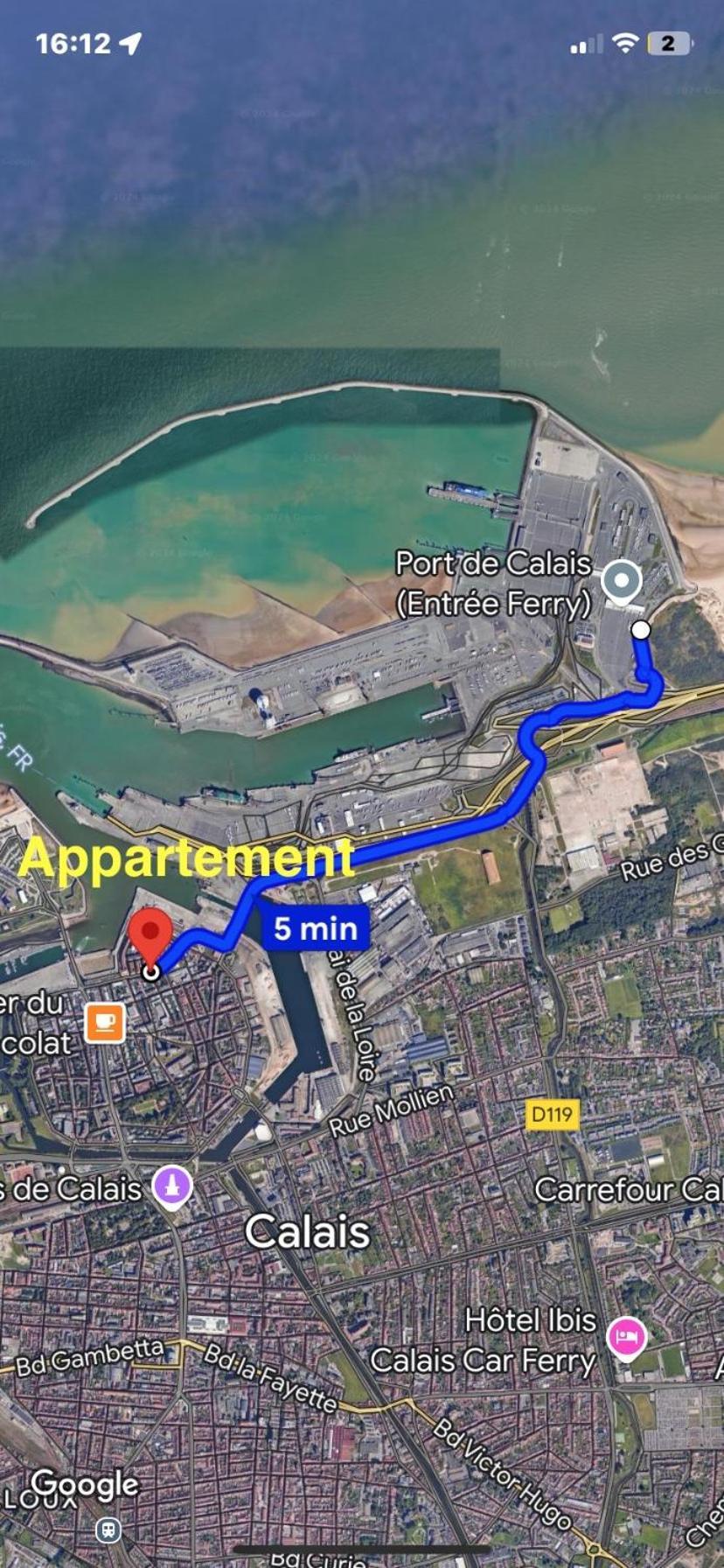 Le Logis De La Marina Daire Calais Dış mekan fotoğraf